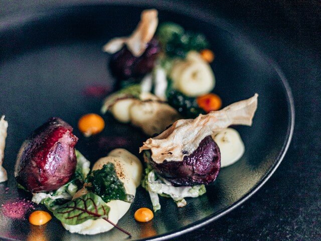 Obiad z gesiny w Restauracji Four