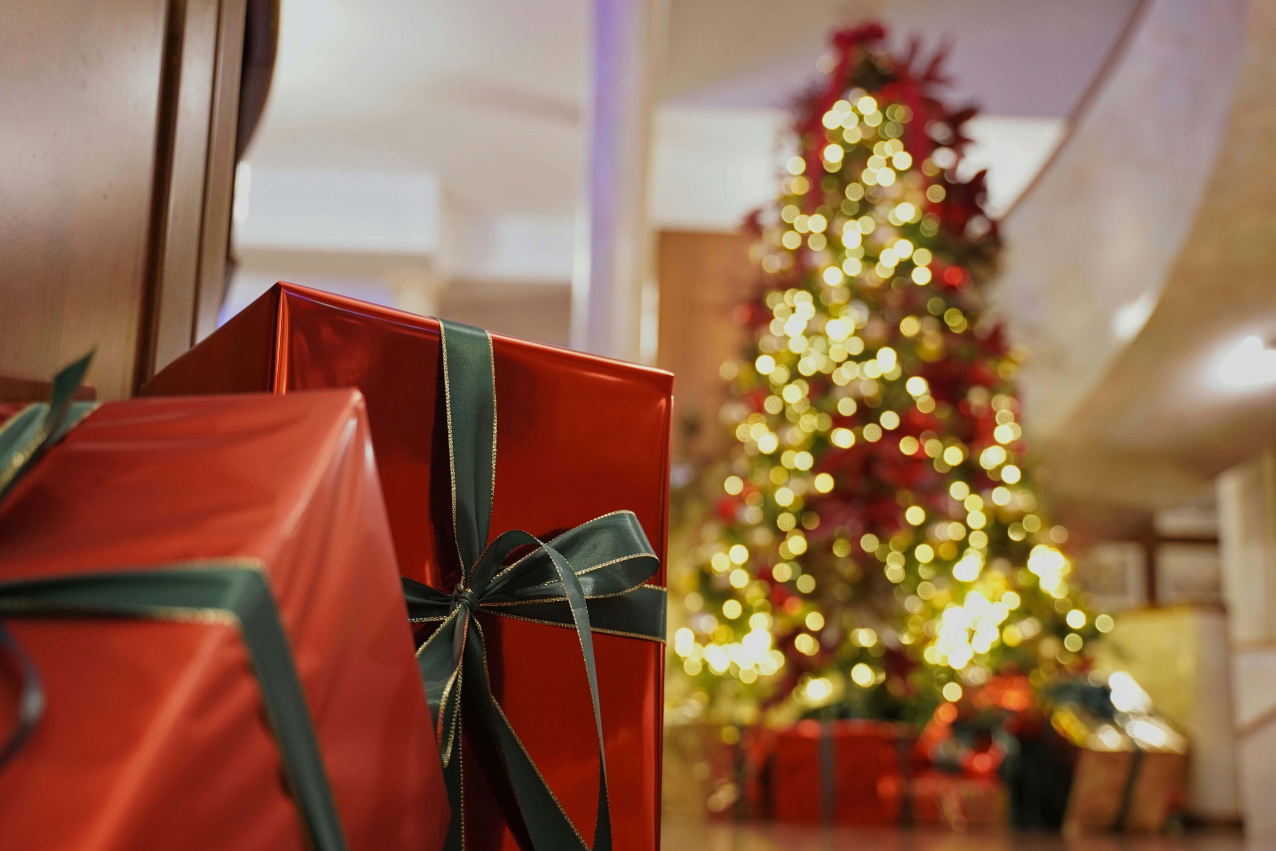 dekoracje świąteczne w hotelu