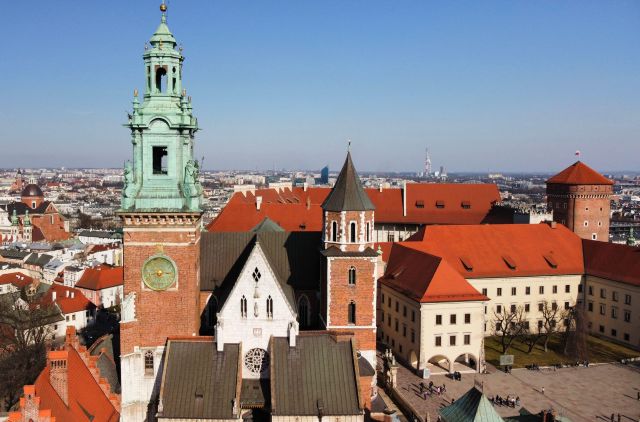 Kraków widok na Zamek