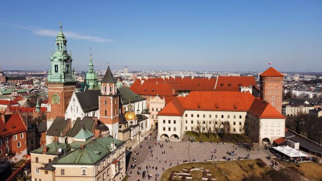 Kraków widok na Zamek